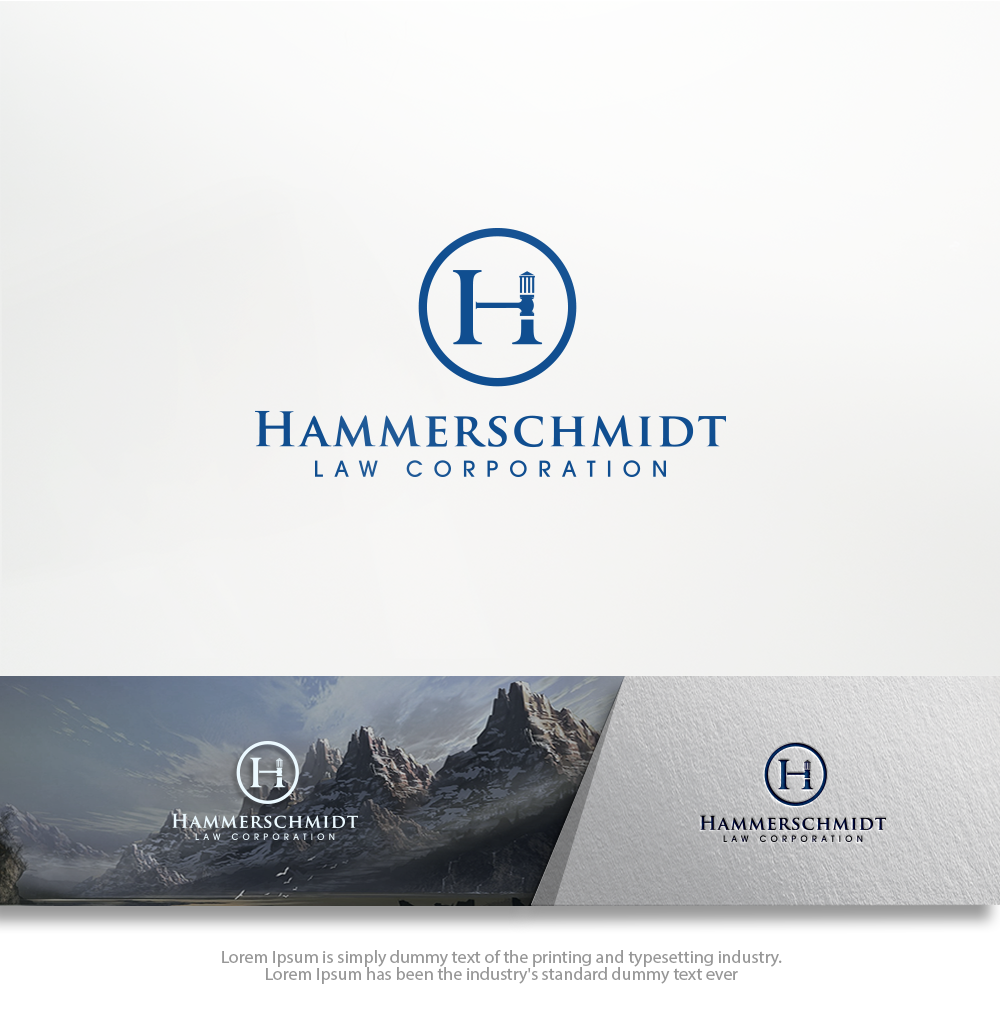 Logo Design by groomfox for Hammerschmidt Law Corporation | Design #17531458