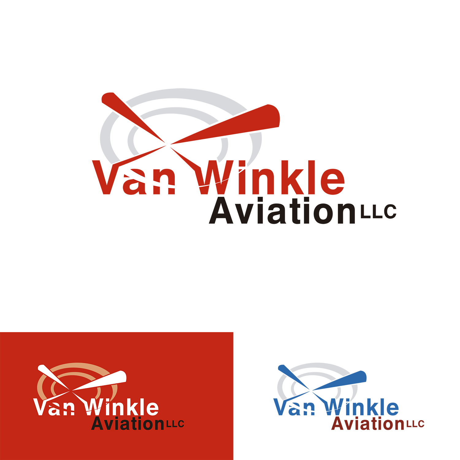 Diseño de Logo por nanocb72 para Van Winkle Aviation LLC | Diseño #17601277