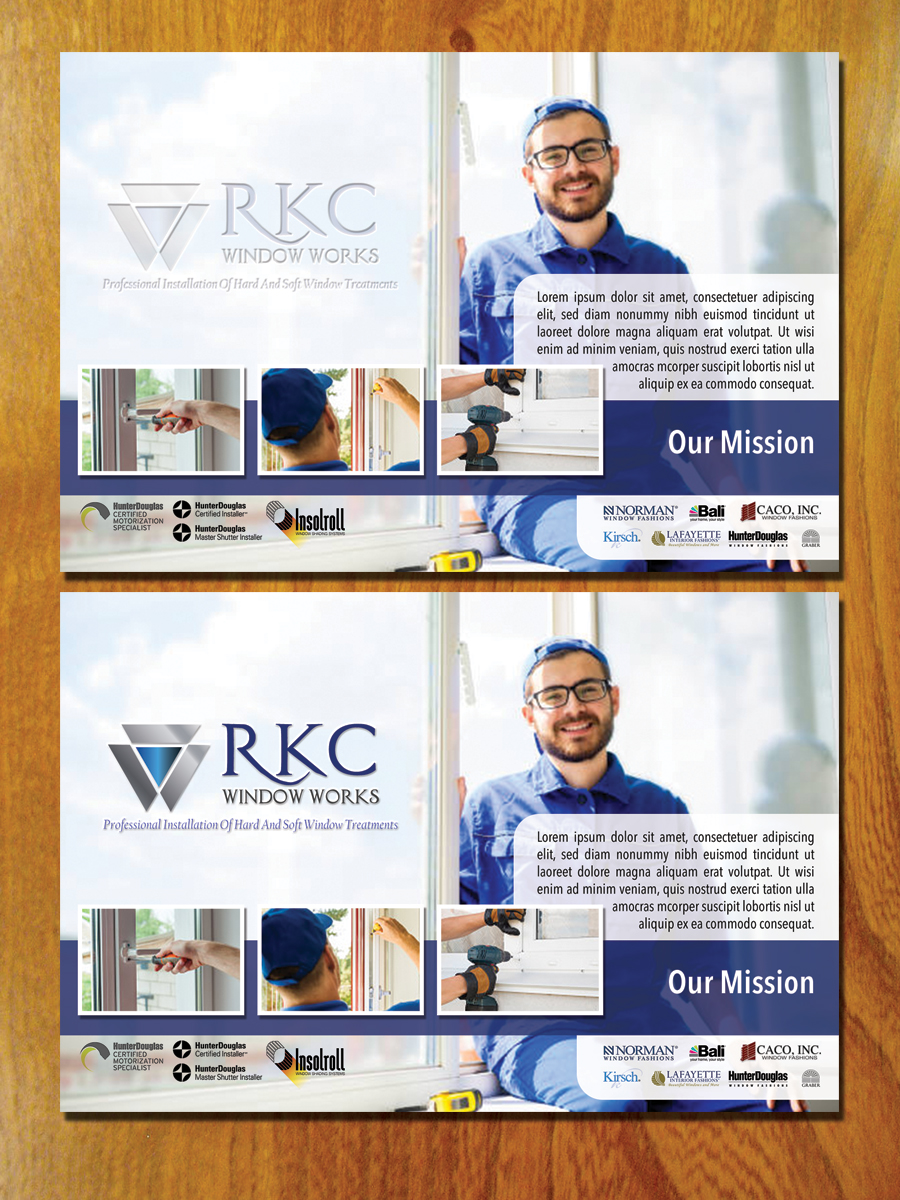 Flyer Design by LeonFX for RKC Window Works | Design #17523648