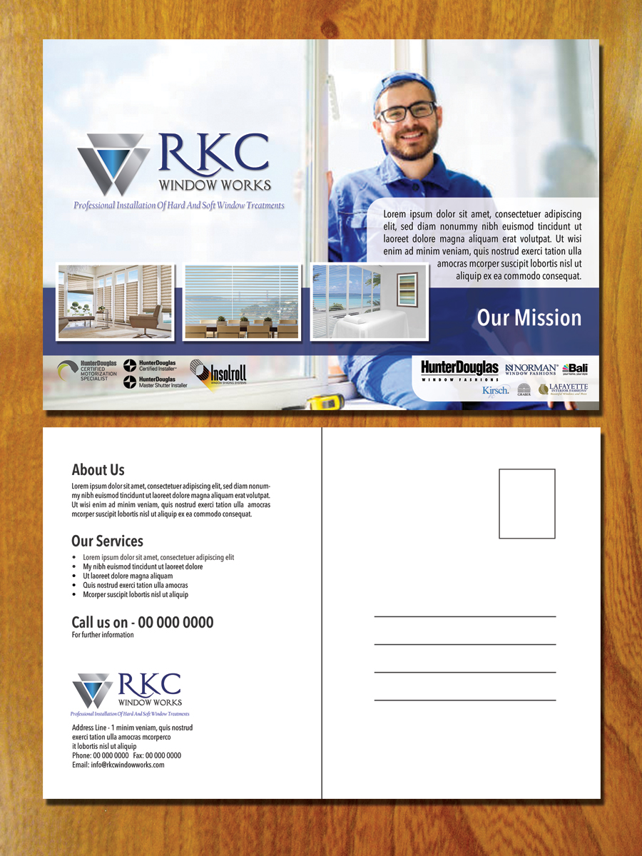 Flyer Design by LeonFX for RKC Window Works | Design #17698787