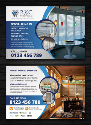Flyer Design by OwnDesign for RKC Window Works | Design: #17704640
