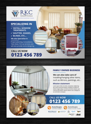 Flyer Design by OwnDesign for RKC Window Works | Design: #17705426