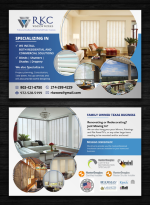 Flyer Design by OwnDesign for RKC Window Works | Design: #17758278