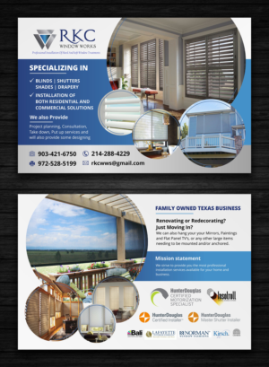 Flyer Design by OwnDesign for RKC Window Works | Design: #17767515