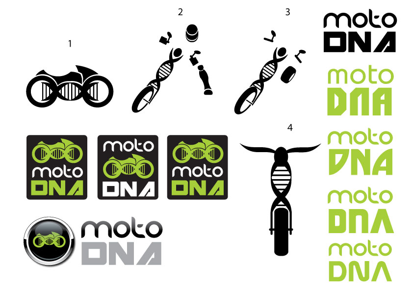 Logo Design by Darkcross Design for motoDNA | Design #631886