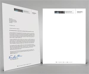 Letterhead for Business Law Firm