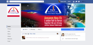 Haiti World Records. The First Black Republic. 1 record - 1 cause | Facebook-Design von designhero