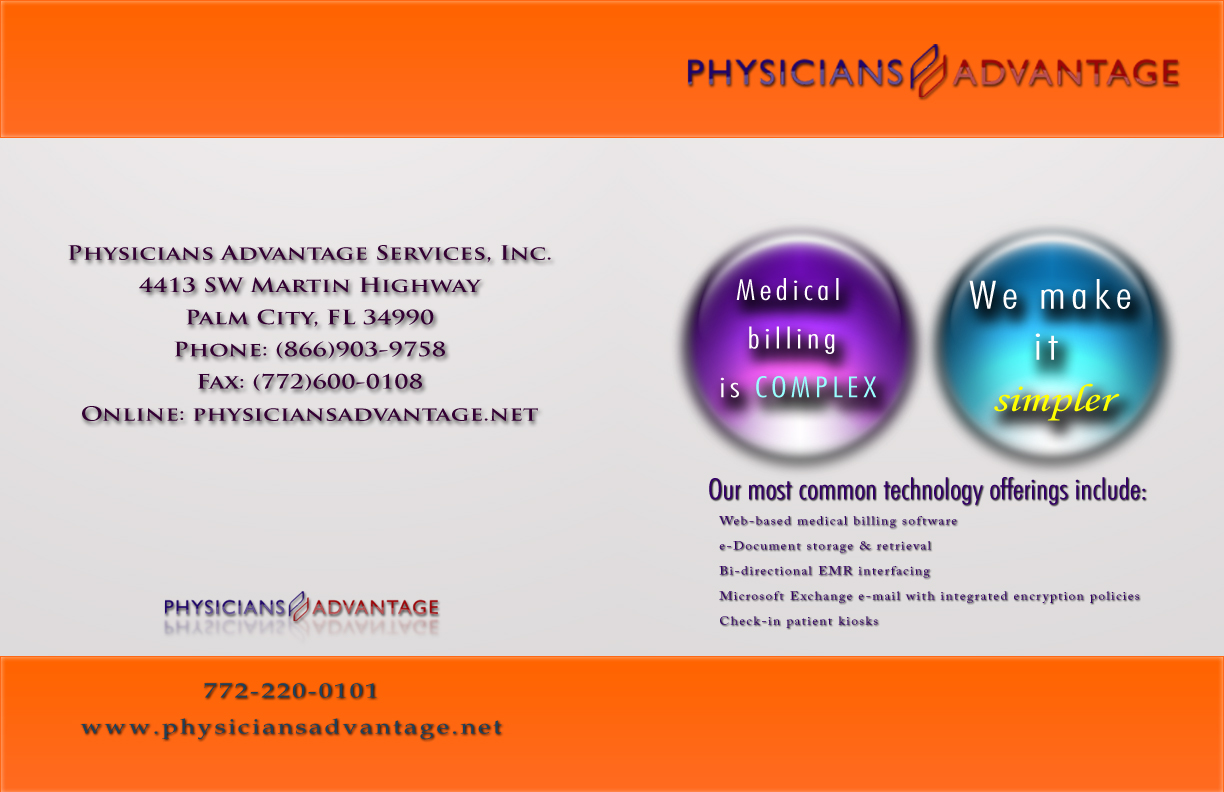 Print Design by AasmaaAdvertiser for Physicians Advantage Services, Inc. | Design #2745501
