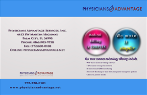 Print Design by AasmaaAdvertiser for Physicians Advantage Services, Inc. | Design #2745512