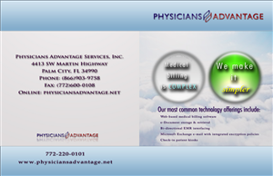 Print Design by AasmaaAdvertiser for Physicians Advantage Services, Inc. | Design: #2745544