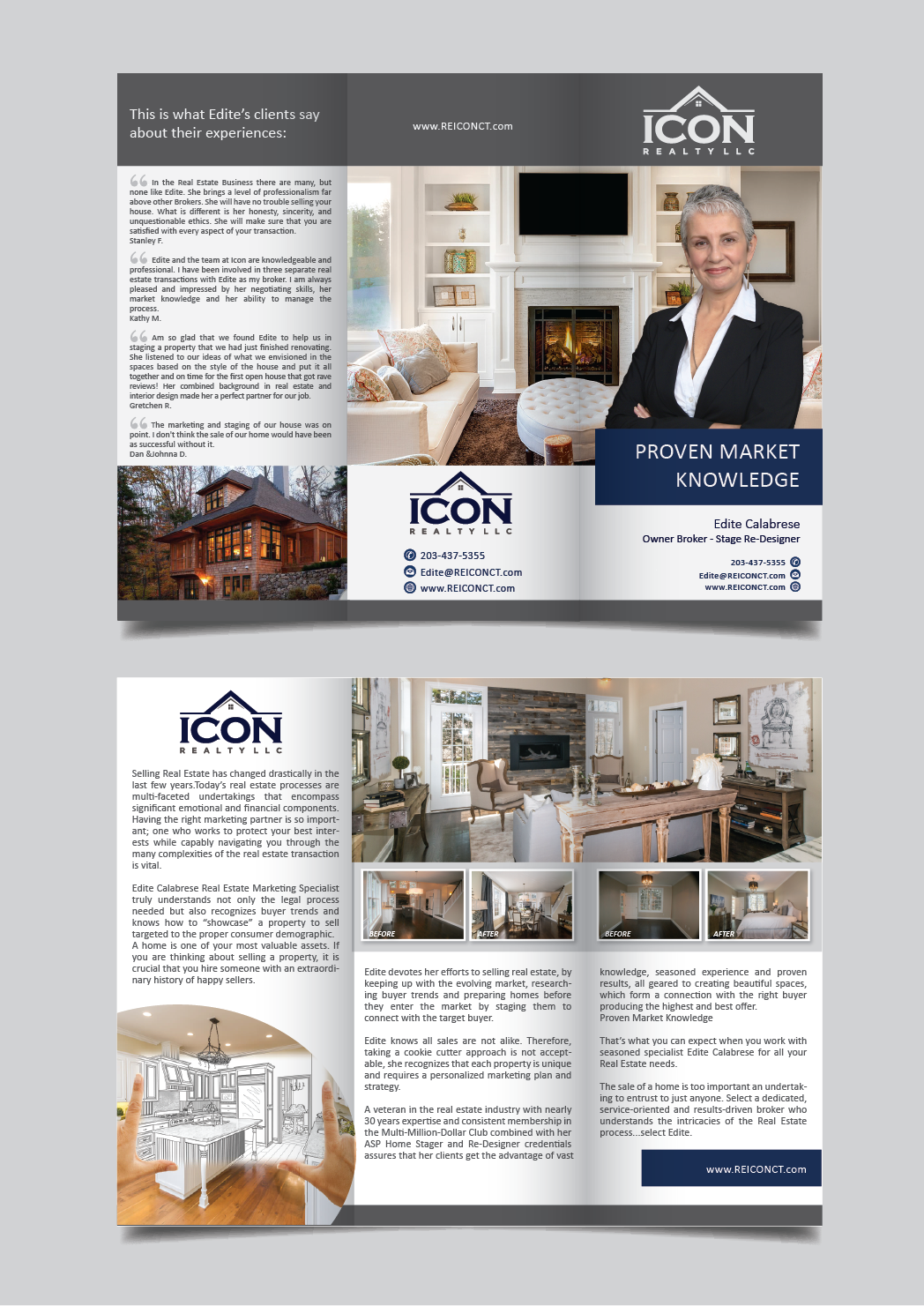 Flyer Design by alex989 for ICON Realty LLC | Design #17575457