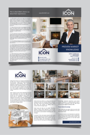 Real Estate Agent Service Brochure | Diseño de Flyer por alex989