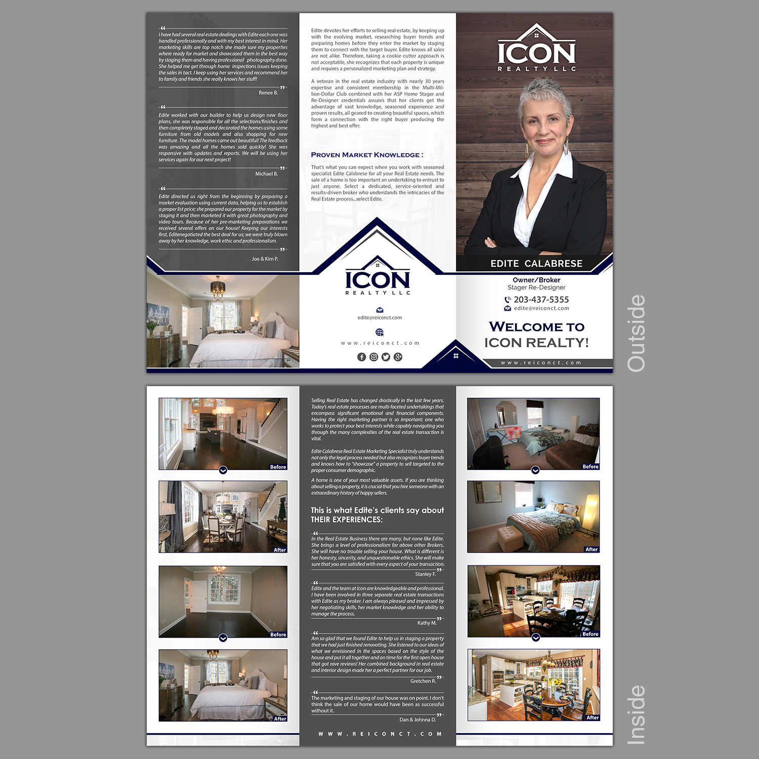 Flyer Design by debdesign for ICON Realty LLC | Design #17600681