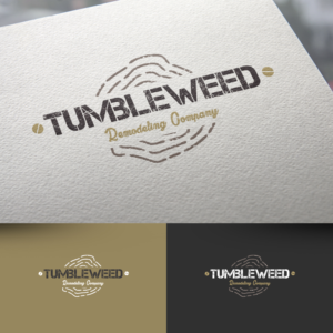 Logo Design by rafaeldsgn for Tumbleweed Remodeling Company | Design: #17542628