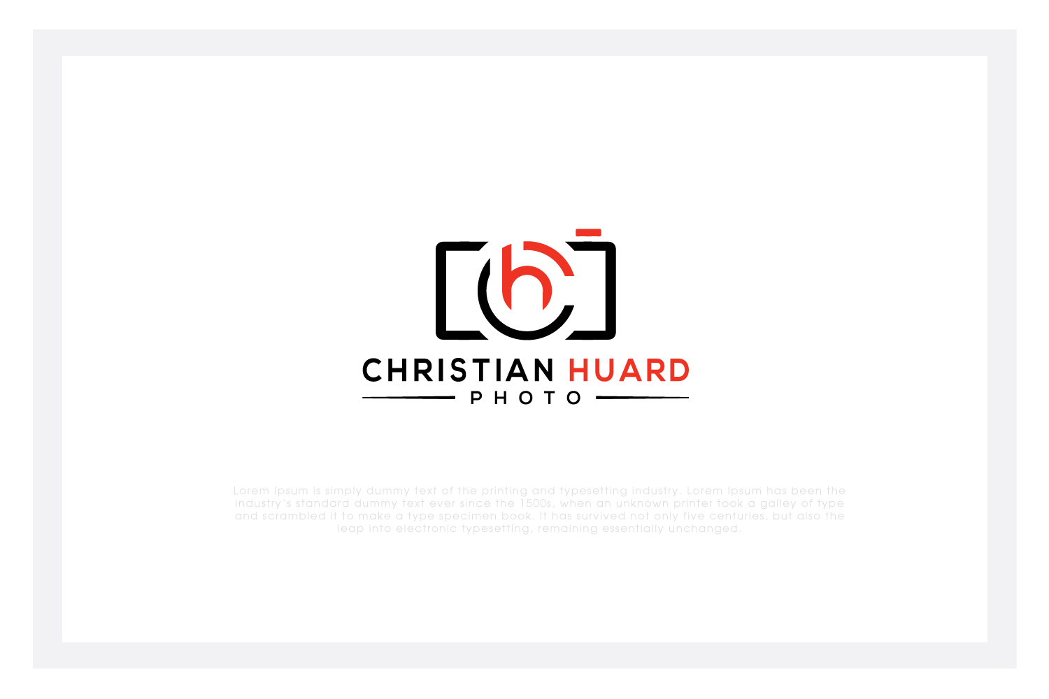 Logo Design by solidinto for Christian Huard Photo | Design #17567539