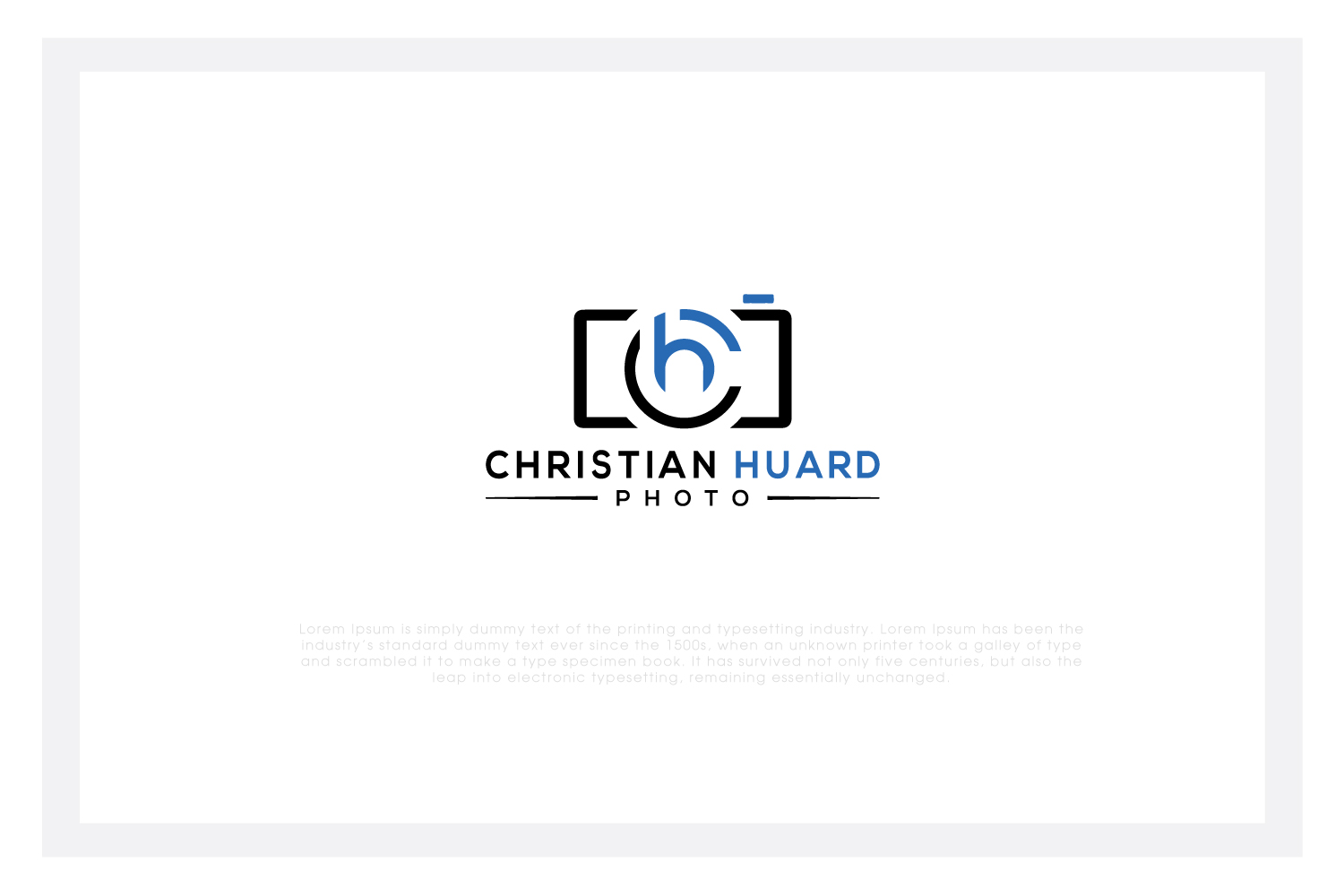 Logo Design by solidinto for Christian Huard Photo | Design #17567540