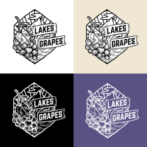 Logo Design by Daniel Harvel Ivano for Lakes and Grapes | Design #17534521