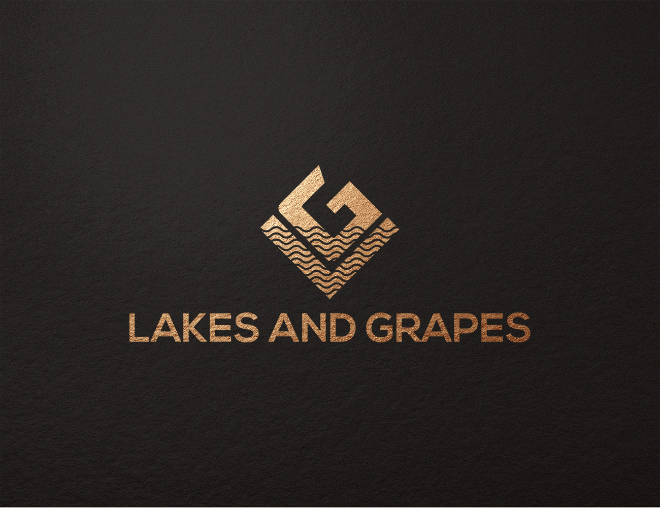 Logo Design by talha005 for Lakes and Grapes | Design #17551891