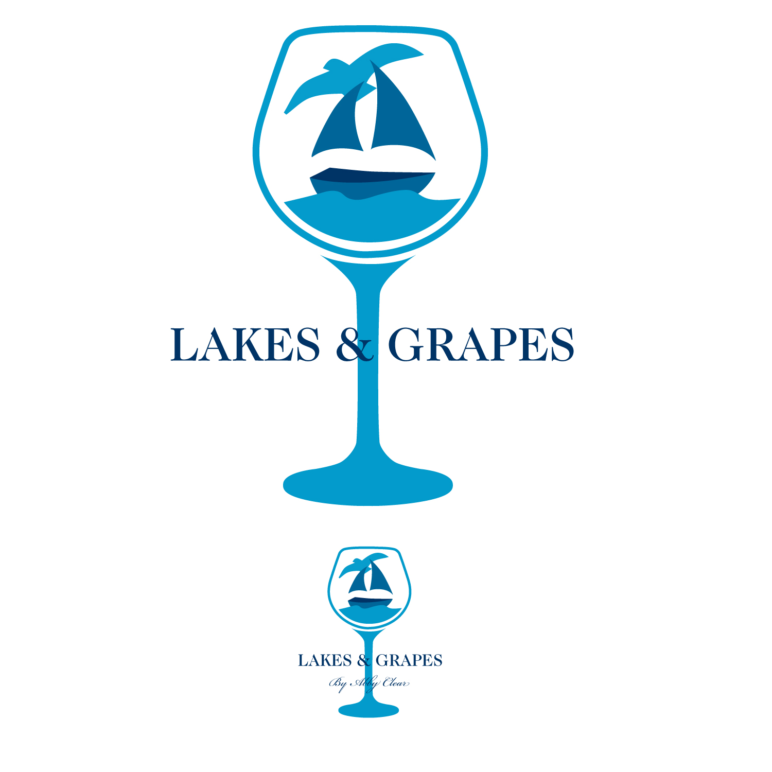 Logo-Design von aprilraedesigns für Lakes and Grapes | Design #17535067