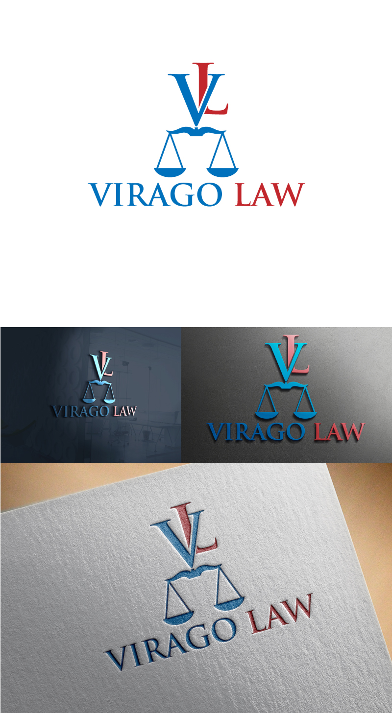 Logo Design by imyounuspathan 2 for Virago Law | Design #17833105