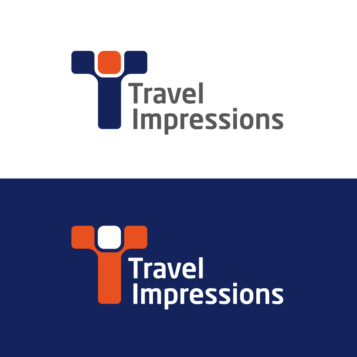 Logo Design by Alternactive for Travel Impressions | Design #50314