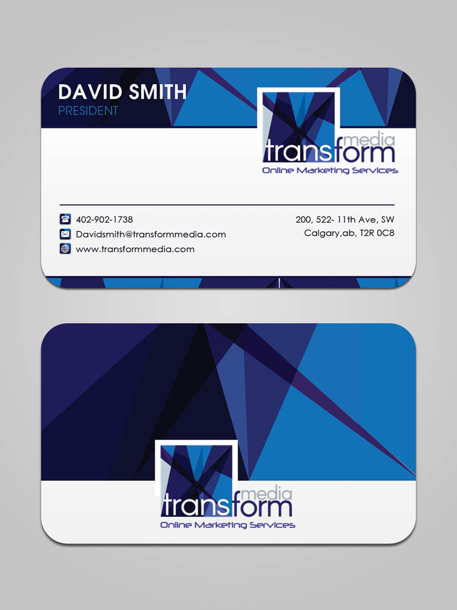 Business Card Design by Sandaruwan for Transform Media UG | Design #17599490