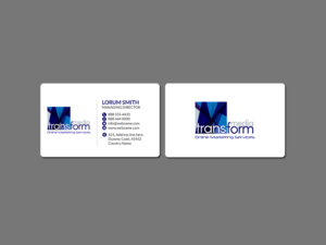 Diseño de Tarjeta de Presentación por Creations Box 2015 para Transform Media UG | Diseño: #17563252