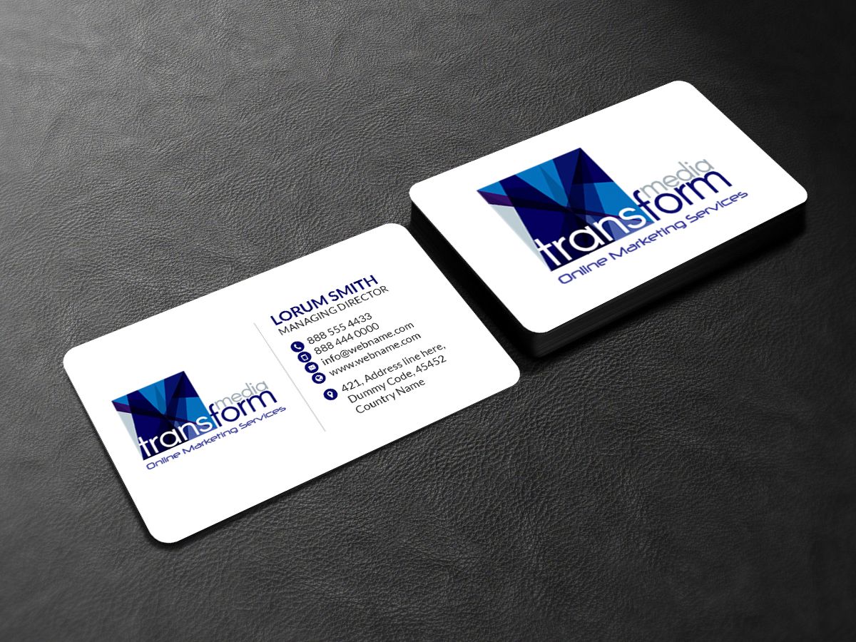 Business Card Design by Creations Box 2015 for Transform Media UG | Design #17563257