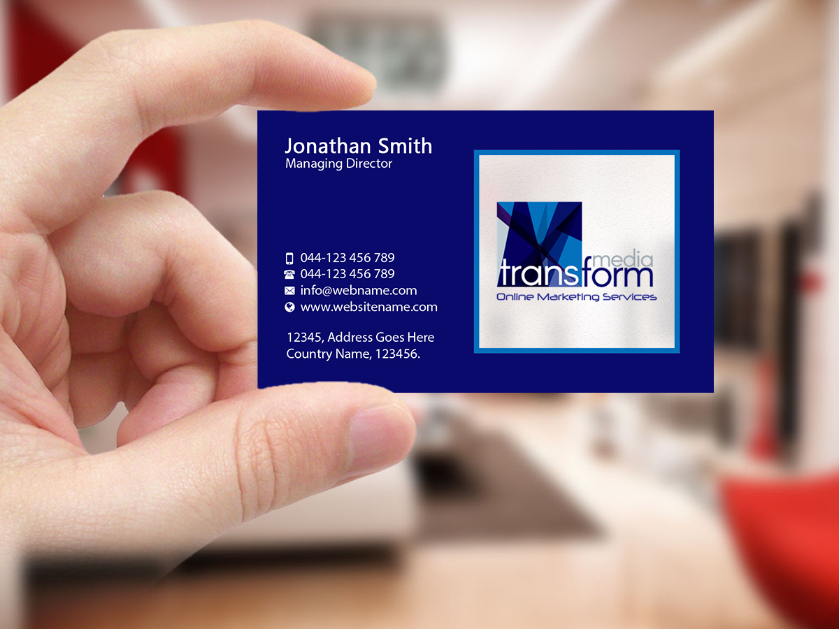 Business Card Design by Creations Box 2015 for Transform Media UG | Design #17568708