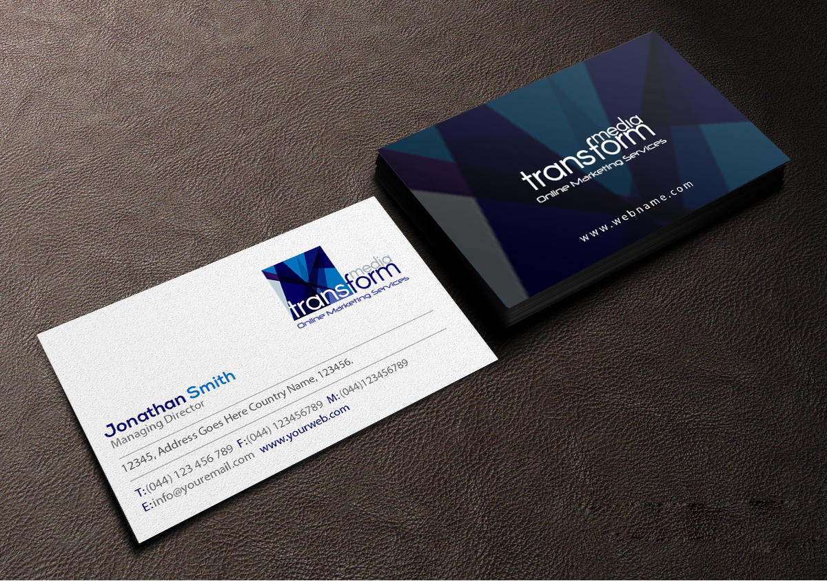 Business Card Design by Creations Box 2015 for Transform Media UG | Design #17568714