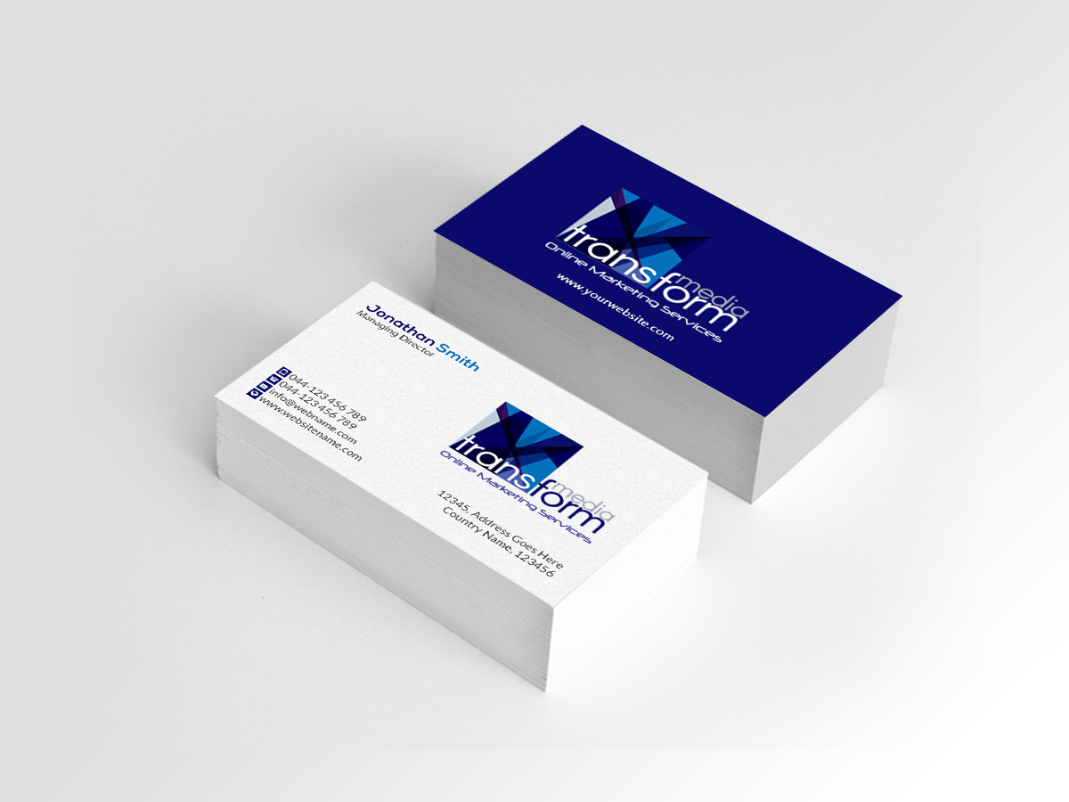Business Card Design by Creations Box 2015 for Transform Media UG | Design #17568715