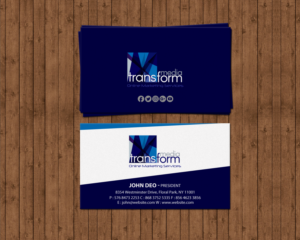 Business Card Design by Brand aid for Transform Media UG | Design: #17564007