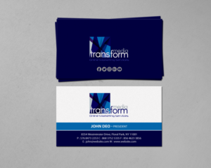 Business Card Design by Brand aid for Transform Media UG | Design: #17564008