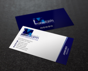 Business Card Design by Brand aid for Transform Media UG | Design: #17565637
