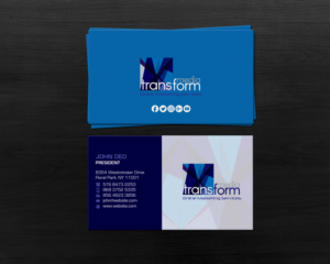 Business Card Design by Brand aid for Transform Media UG | Design: #17565993
