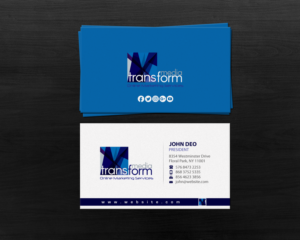 Business Card Design by Brand aid for Transform Media UG | Design: #17566125