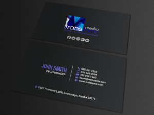 Visitenkarten-Design von chandrayaan.creative für Transform Media UG | Design #17564020