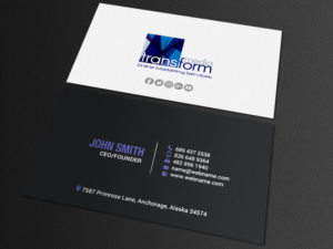 Business Card Design by chandrayaan.creative for Transform Media UG | Design: #17564021