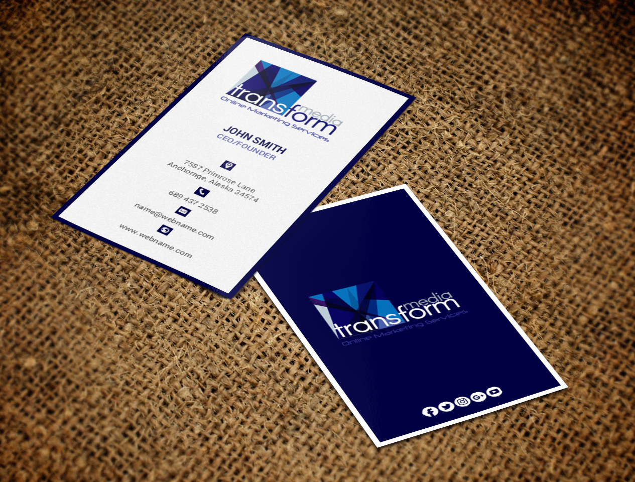 Business Card Design by chandrayaan.creative for Transform Media UG | Design #17566080