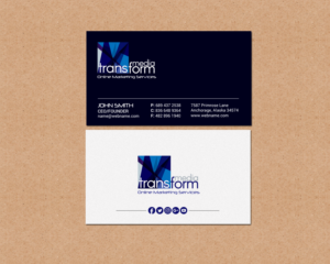 Diseño de Tarjeta de Presentación por chandrayaan.creative para Transform Media UG | Diseño: #17568553
