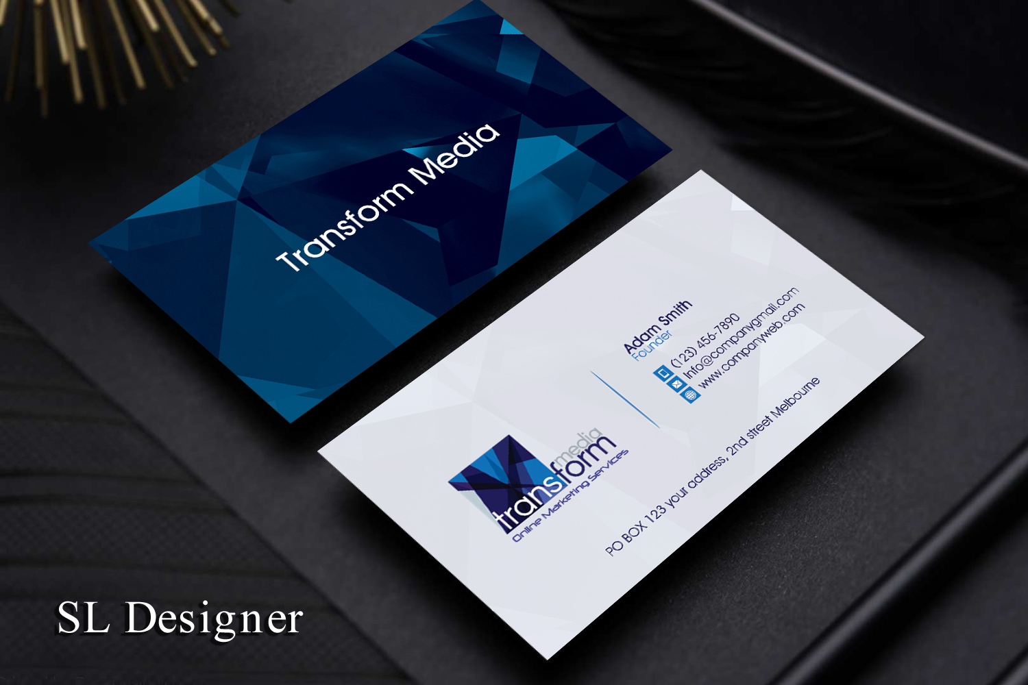 Visitenkarten-Design von SL Designer für Transform Media UG | Design #17557706