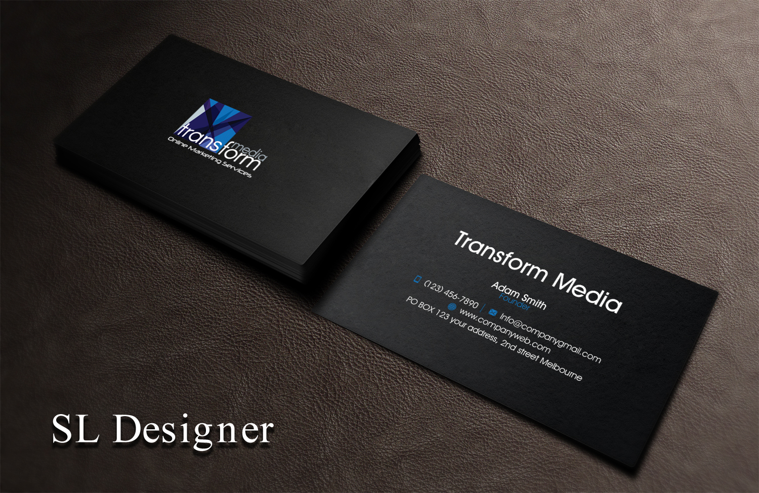 Visitenkarten-Design von SL Designer für Transform Media UG | Design #17557710