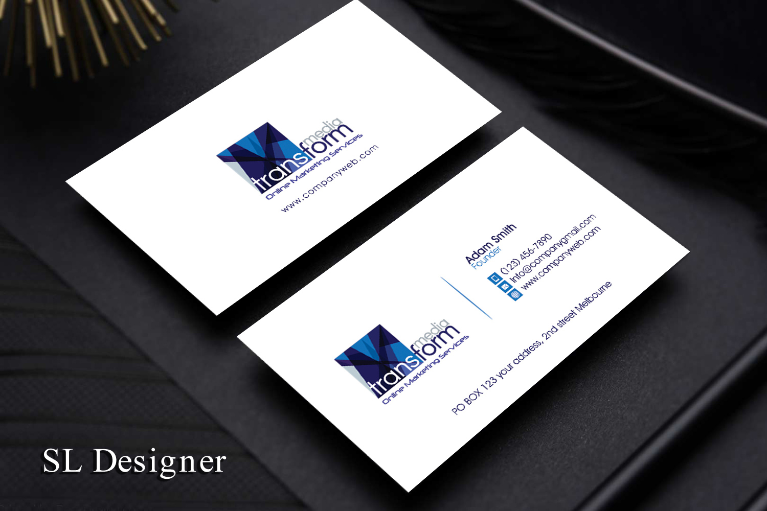 Business Card Design by SL Designer for Transform Media UG | Design #17557711