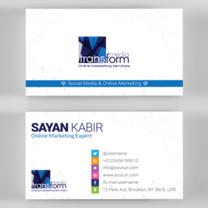 Business Card Design by Sayandesign