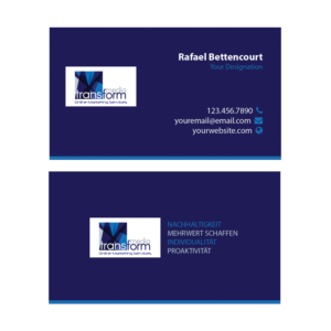 Business Card Design by De Doctor for Transform Media UG | Design: #17637890