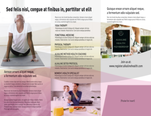 Flyer Design by Javelin Studio for Alkaline Wellness | Design: #17626700