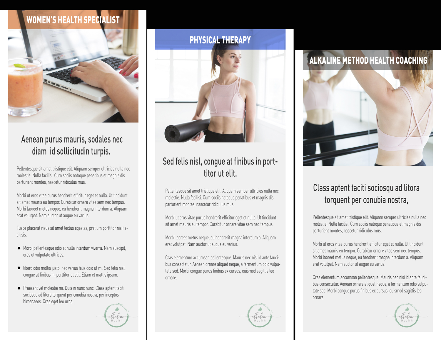 Flyer Design by Javelin Studio for Alkaline Wellness | Design #17667574