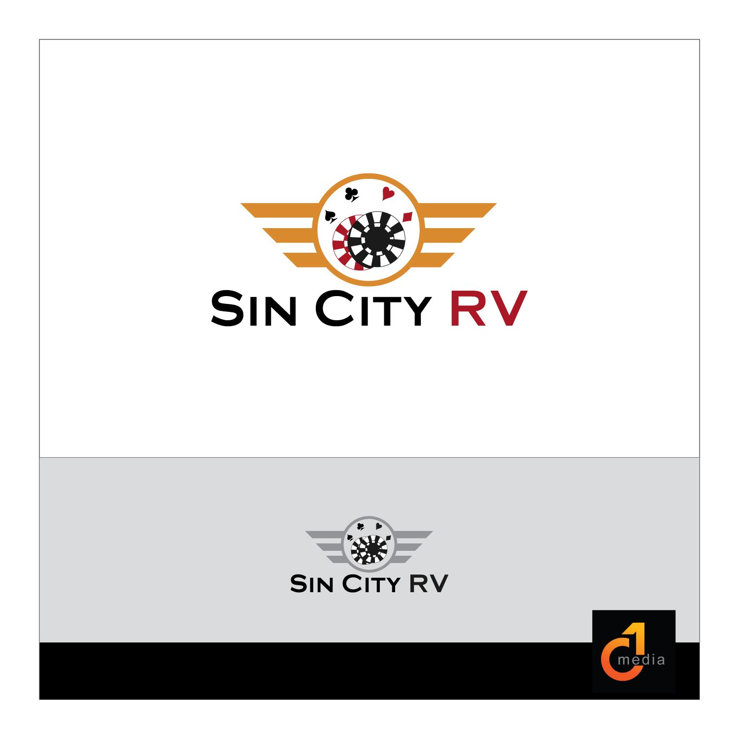 Diseño de Logo por C1 Media para Sin City RV | Diseño #17778907