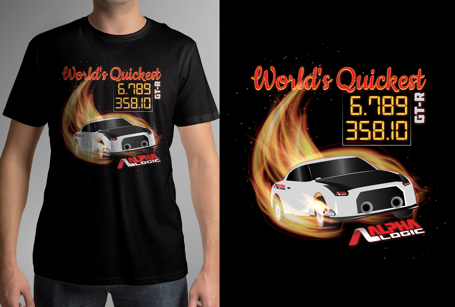 T-shirt Design by Impressive Solutions for Alpha Logic Performance | Design #18059362
