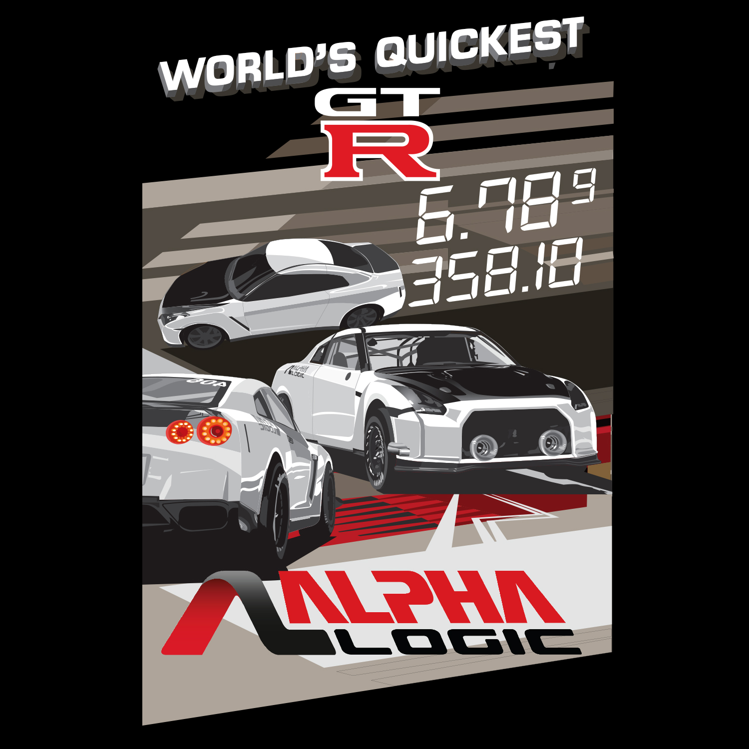 T-shirt Design by Eightone 3 for Alpha Logic Performance | Design #18095981
